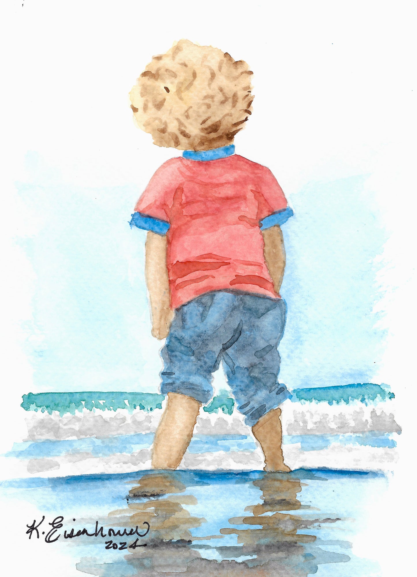 Boy at the beach